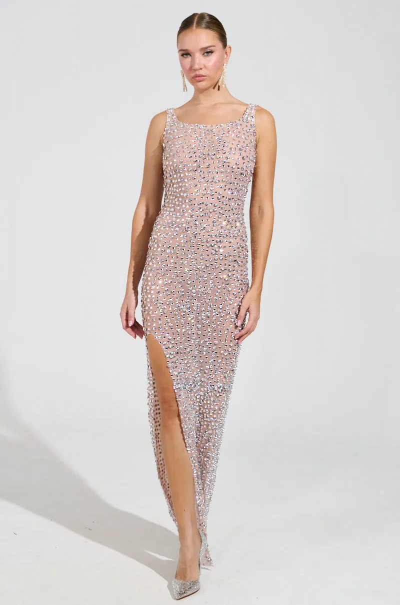 ROXANNE RHINESTONE STUDDED MAXI DRESS sold by AKIRA product image thumbnail 2