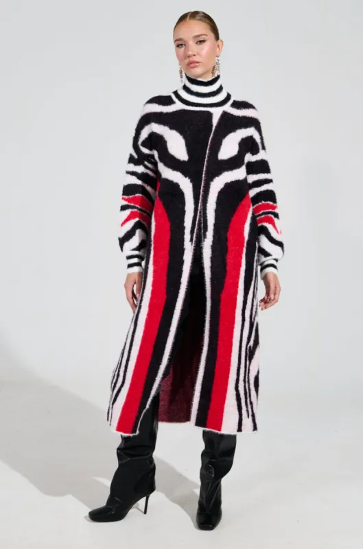 COME AND GET LONG CARDIGAN sold by AKIRA