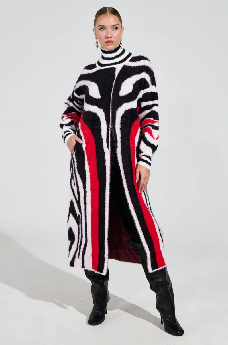 COME AND GET LONG CARDIGAN sold by AKIRA product image thumbnail 4