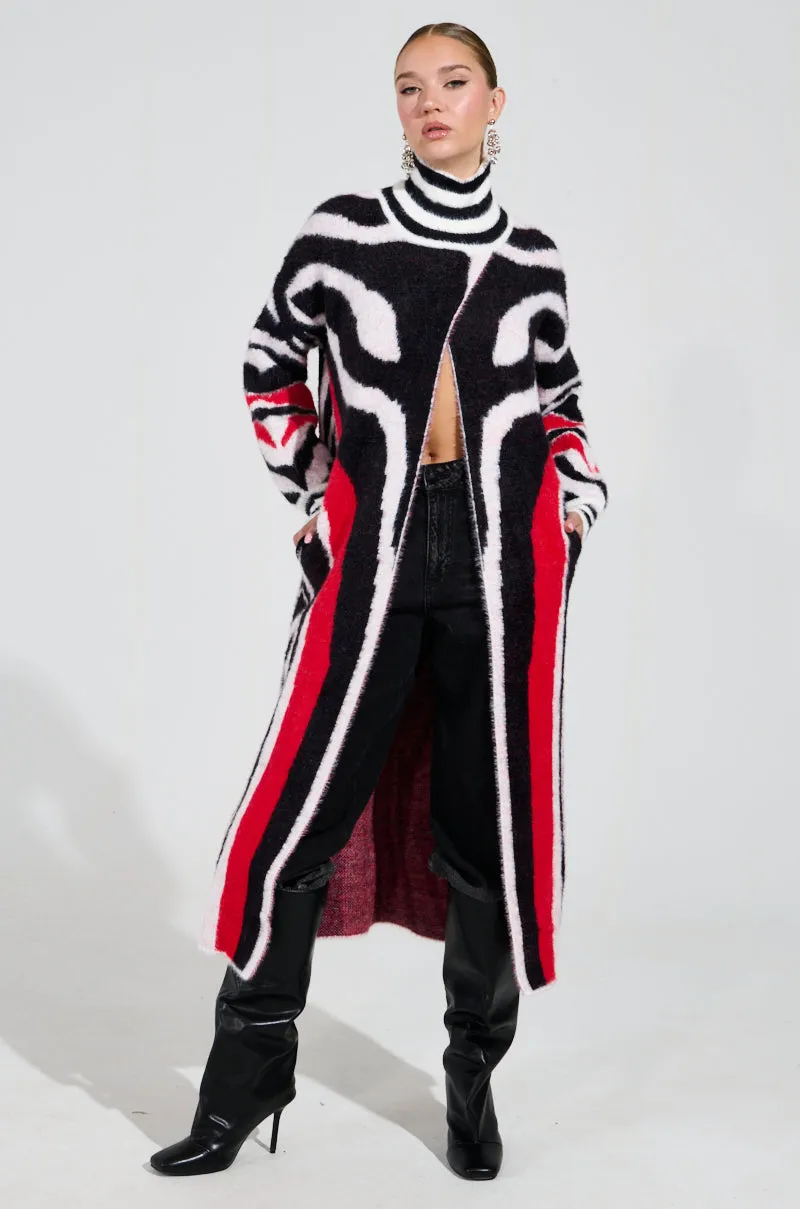 COME AND GET LONG CARDIGAN sold by AKIRA product image thumbnail 5