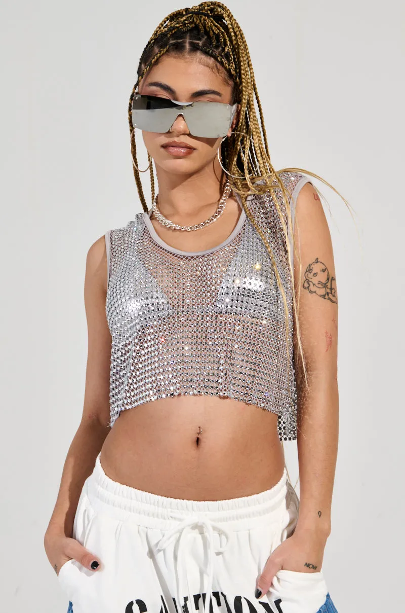 DANCE ALL NIGHT TANK sold by AKIRA product image thumbnail 2