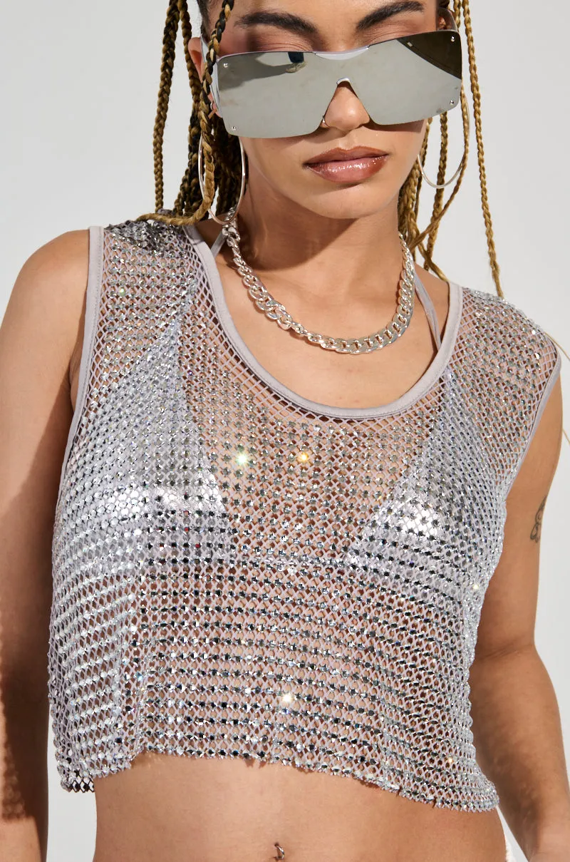 DANCE ALL NIGHT TANK sold by AKIRA product image thumbnail 5