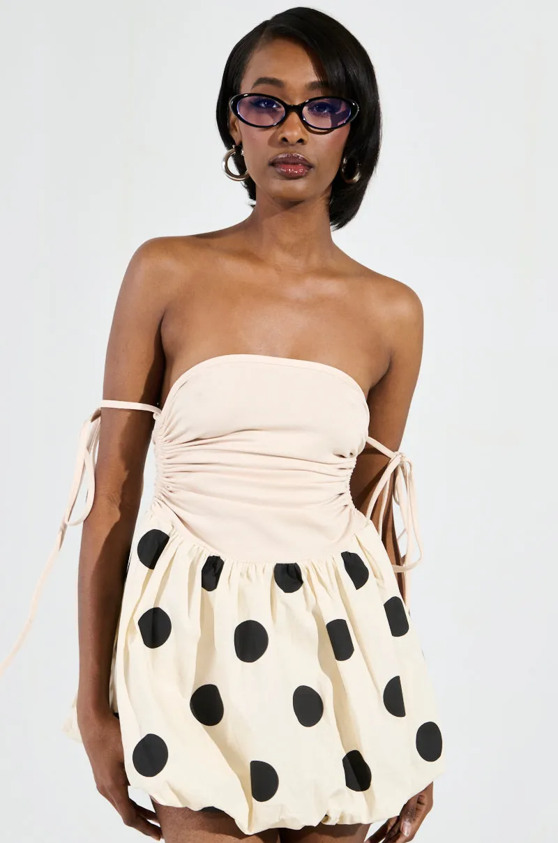 ON TREND BUBBLE MINI DRESS sold by AKIRA product image thumbnail 3