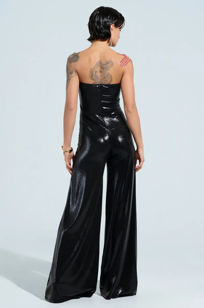 JUST A FEELING SLINKY JUMPSUIT sold by AKIRA product image thumbnail 4