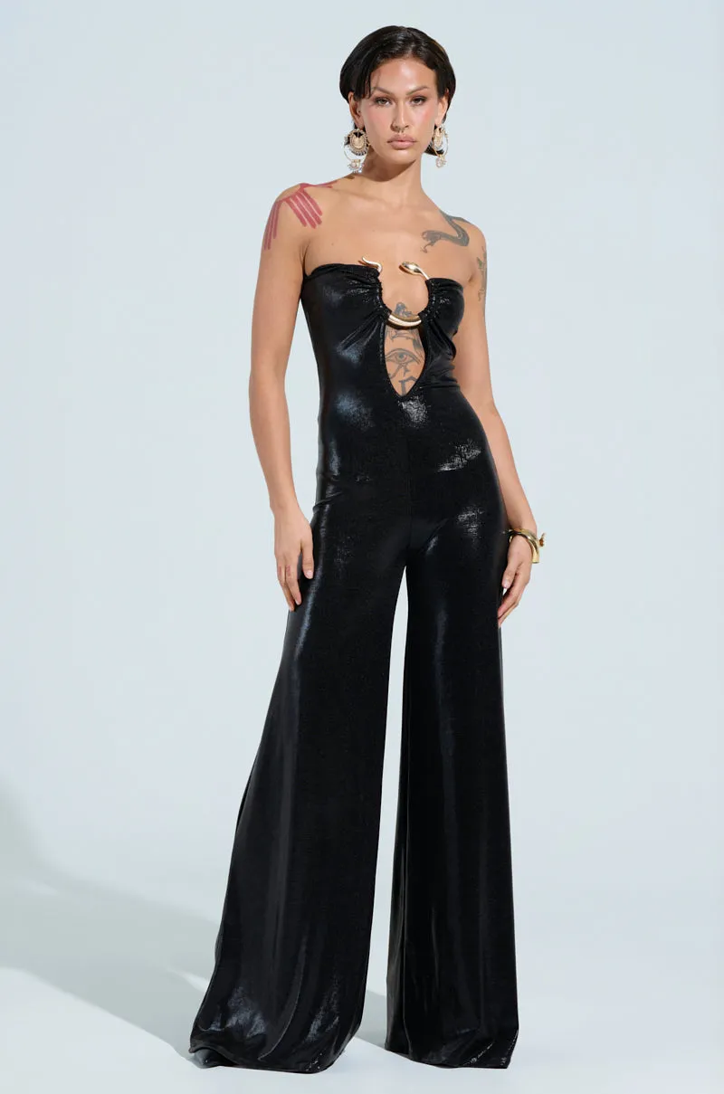 JUST A FEELING SLINKY JUMPSUIT sold by AKIRA product image thumbnail 2