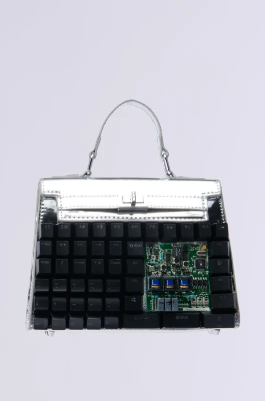 TYPE IT OUT KEYBOARD PURSE sold by AKIRA