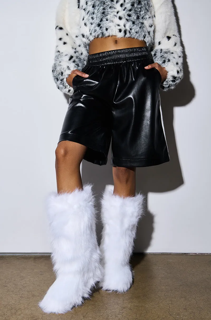 FONDA WHITE FLAT BOOT sold by AKIRA product image thumbnail 2