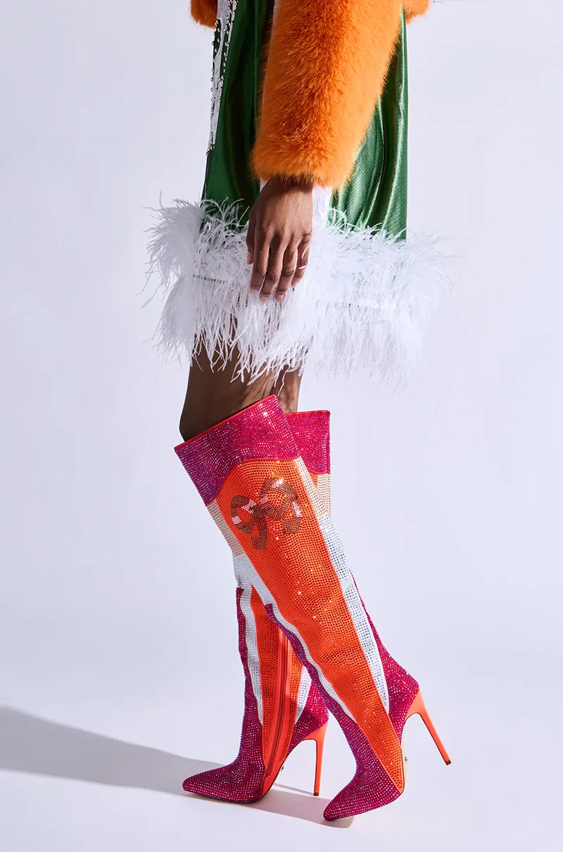 AZALEA WANG HADLEE MULTI SPORTY COLORBLOCKED BOOT sold by AKIRA product image thumbnail 2