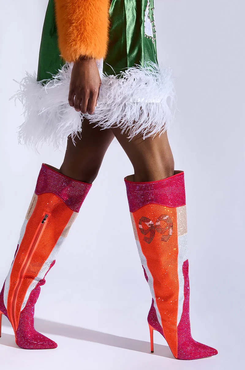 AZALEA WANG HADLEE MULTI SPORTY COLORBLOCKED BOOT sold by AKIRA product image thumbnail 5