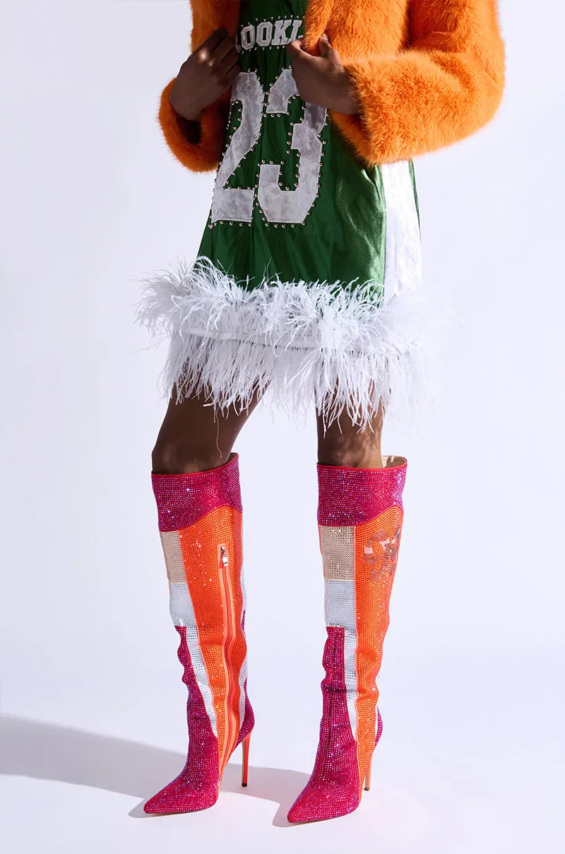 AZALEA WANG HADLEE MULTI SPORTY COLORBLOCKED BOOT sold by AKIRA product image thumbnail 3