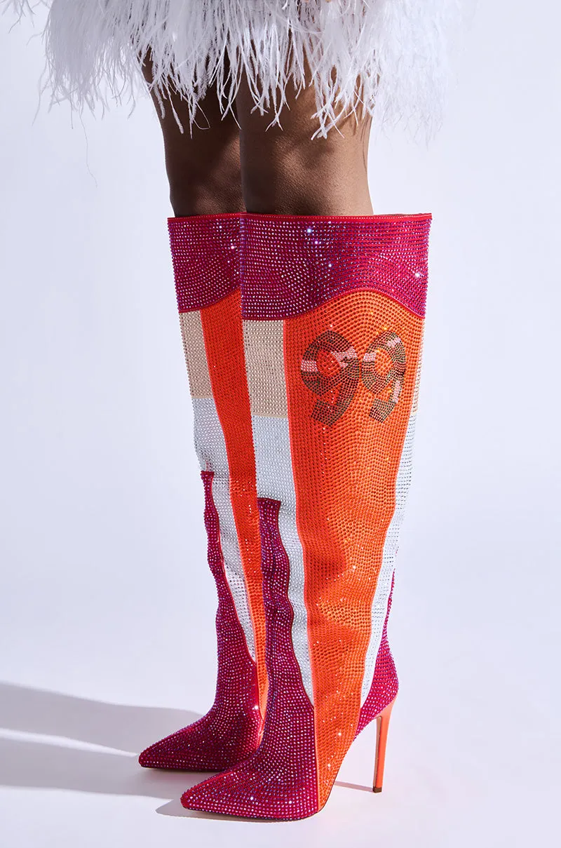 AZALEA WANG HADLEE MULTI SPORTY COLORBLOCKED BOOT sold by AKIRA product image thumbnail 4