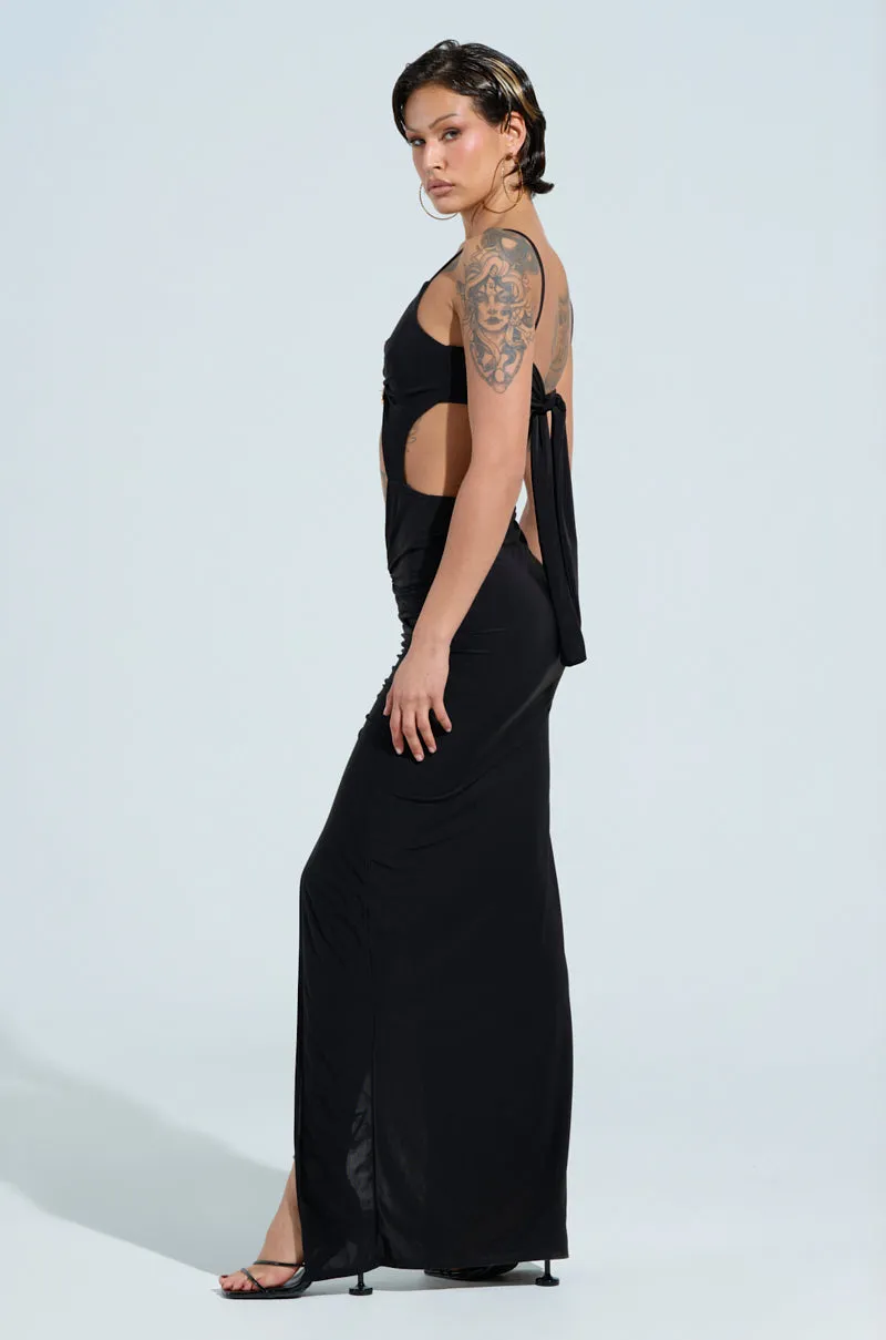 LAY IT LOW SLINKY MAXI DRESS sold by AKIRA product image thumbnail 5