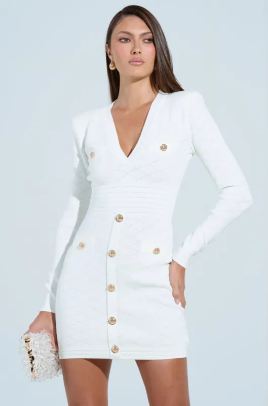 SUSIE MINI DRESS IN WHITE sold by AKIRA