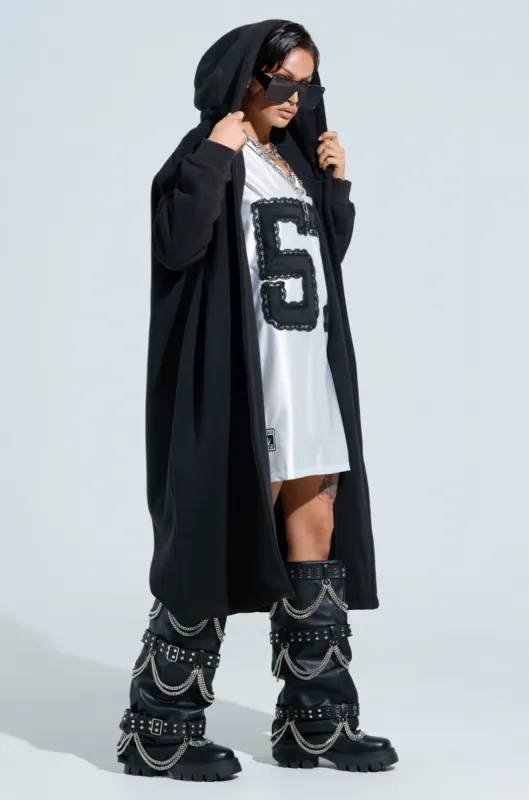 SHIVER OVERSIZED CARDIGAN IN BLACK sold by AKIRA