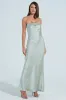 THE ONE THAT GOT AWAY SATIN MIDI DRESS sold by AKIRA