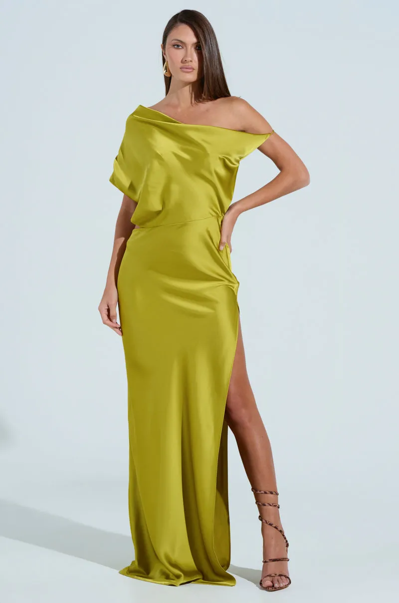 ISLA SATIN MAXI DRESS sold by AKIRA product image thumbnail 2