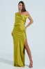 ISLA SATIN MAXI DRESS sold by AKIRA
