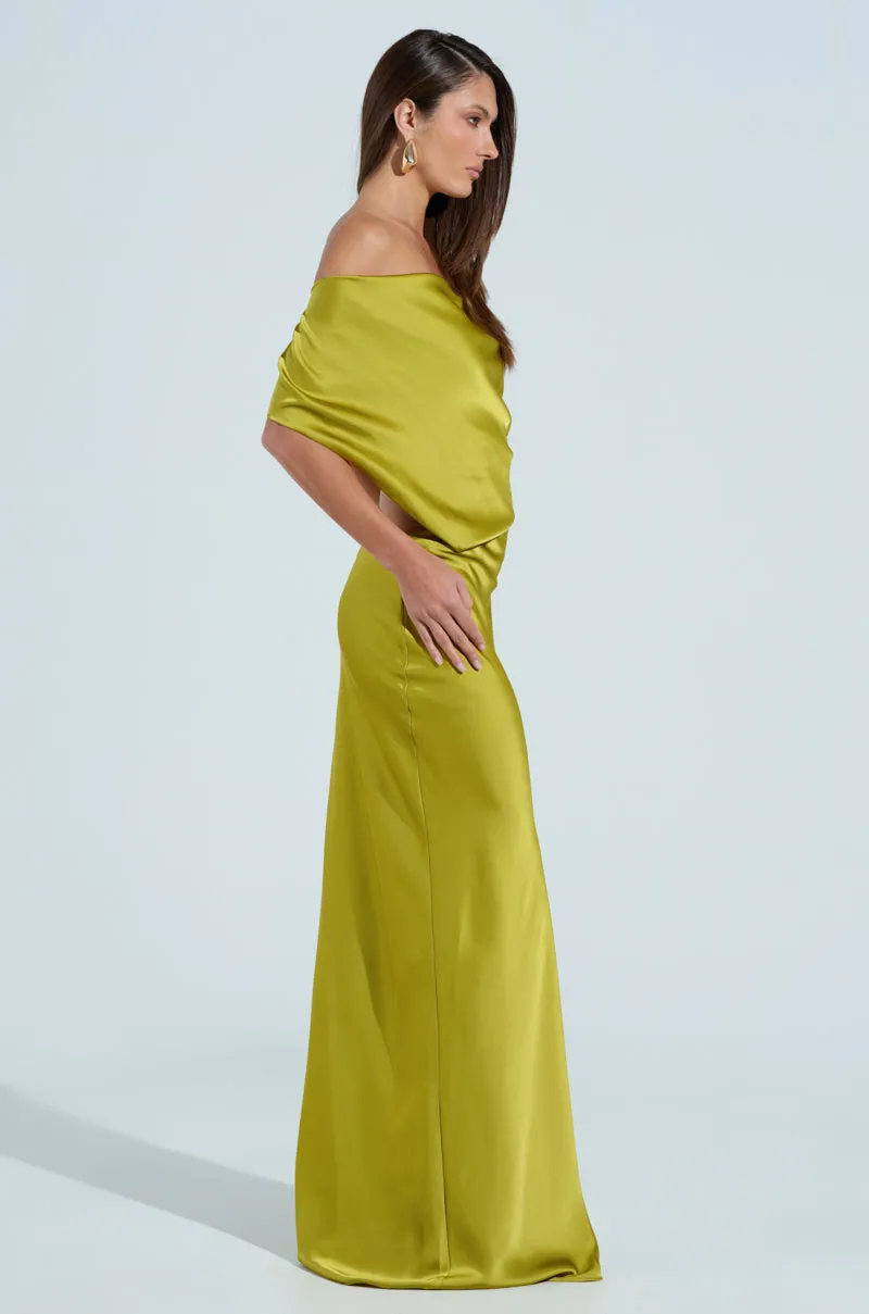 ISLA SATIN MAXI DRESS sold by AKIRA product image thumbnail 5