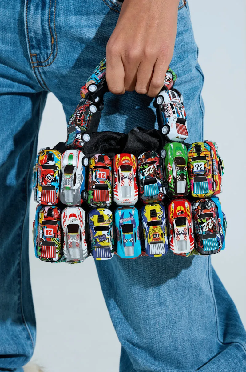 I GO FAST RACE CAR PURSE sold by AKIRA product image thumbnail 2