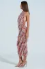 SUMMER TIME LIVIN MESH MIDI DRESS IN PINK sold by AKIRA