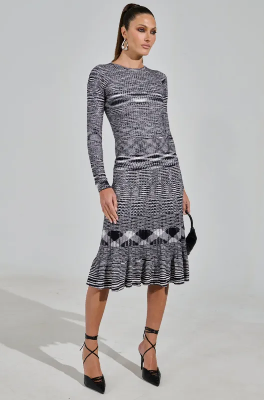 SWERVIN KNIT MAXI DRESS sold by AKIRA
