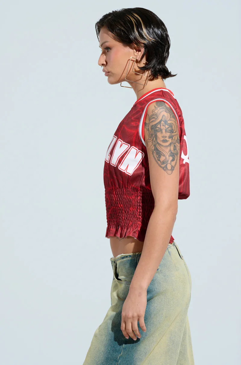 YOURE A ROOKIE JERSEY IN RED sold by AKIRA product image thumbnail 4