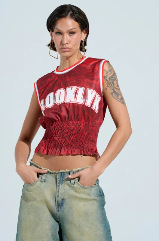 YOURE A ROOKIE JERSEY IN RED sold by AKIRA