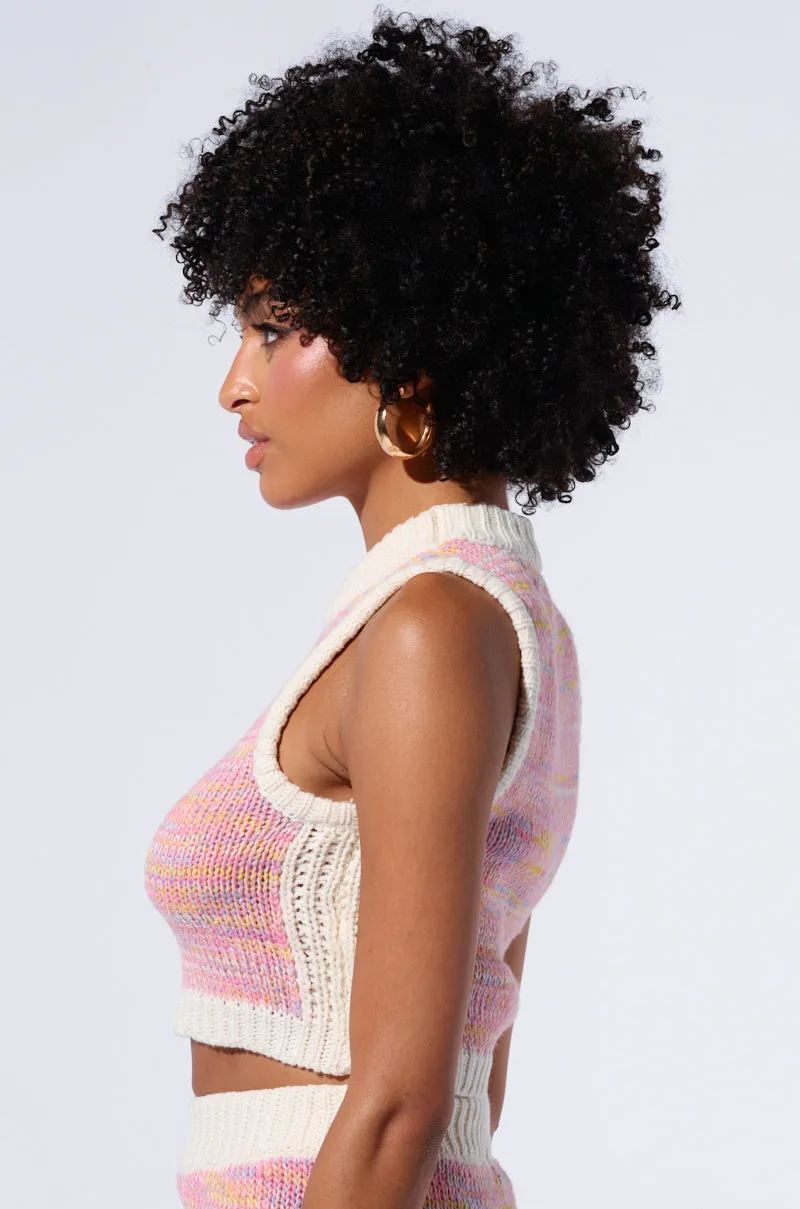 MIMI CROPPED KNIT TANK sold by AKIRA product image thumbnail 3