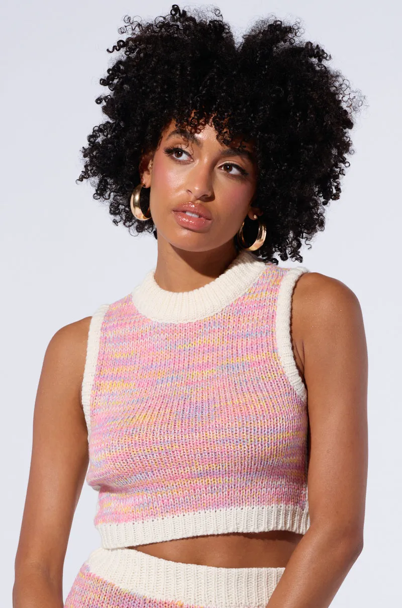 MIMI CROPPED KNIT TANK sold by AKIRA product image thumbnail 2