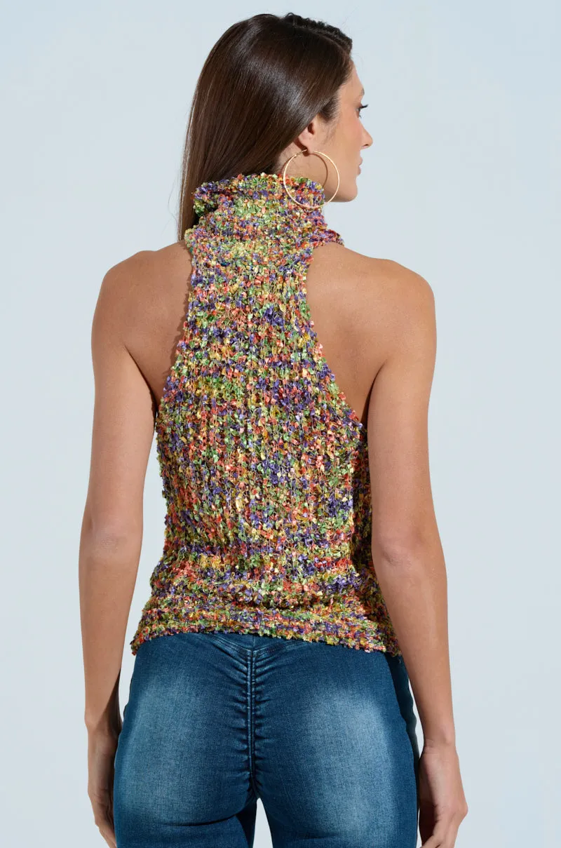 ADORE YOU MOCK NECK TANK sold by AKIRA product image thumbnail 3