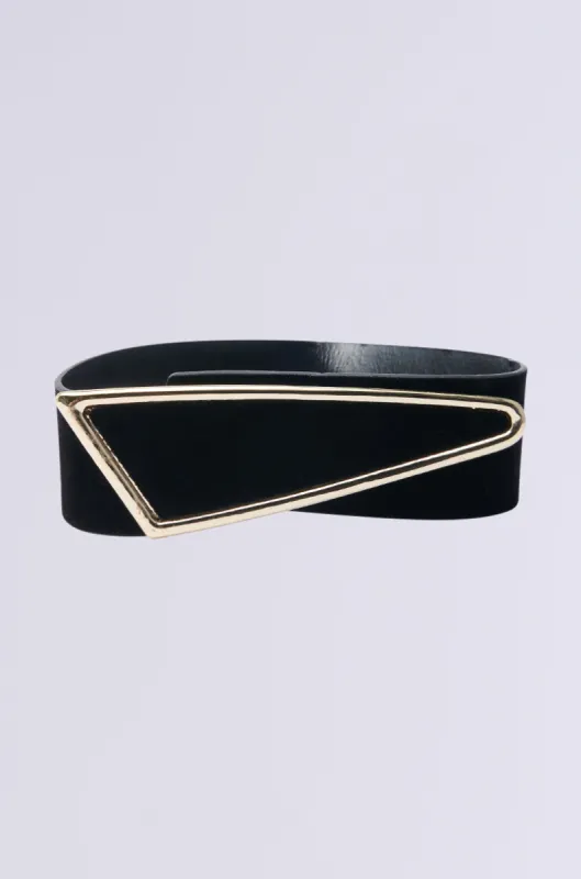 GLORY ASYMMETRICAL BELT sold by AKIRA