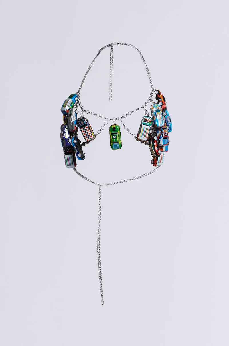 I GO FAST RACE CAR BODY CHAIN sold by AKIRA product image thumbnail 5