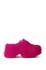 AZALEA WANG LEESHA FUCHSIA CLOG sold by AKIRA