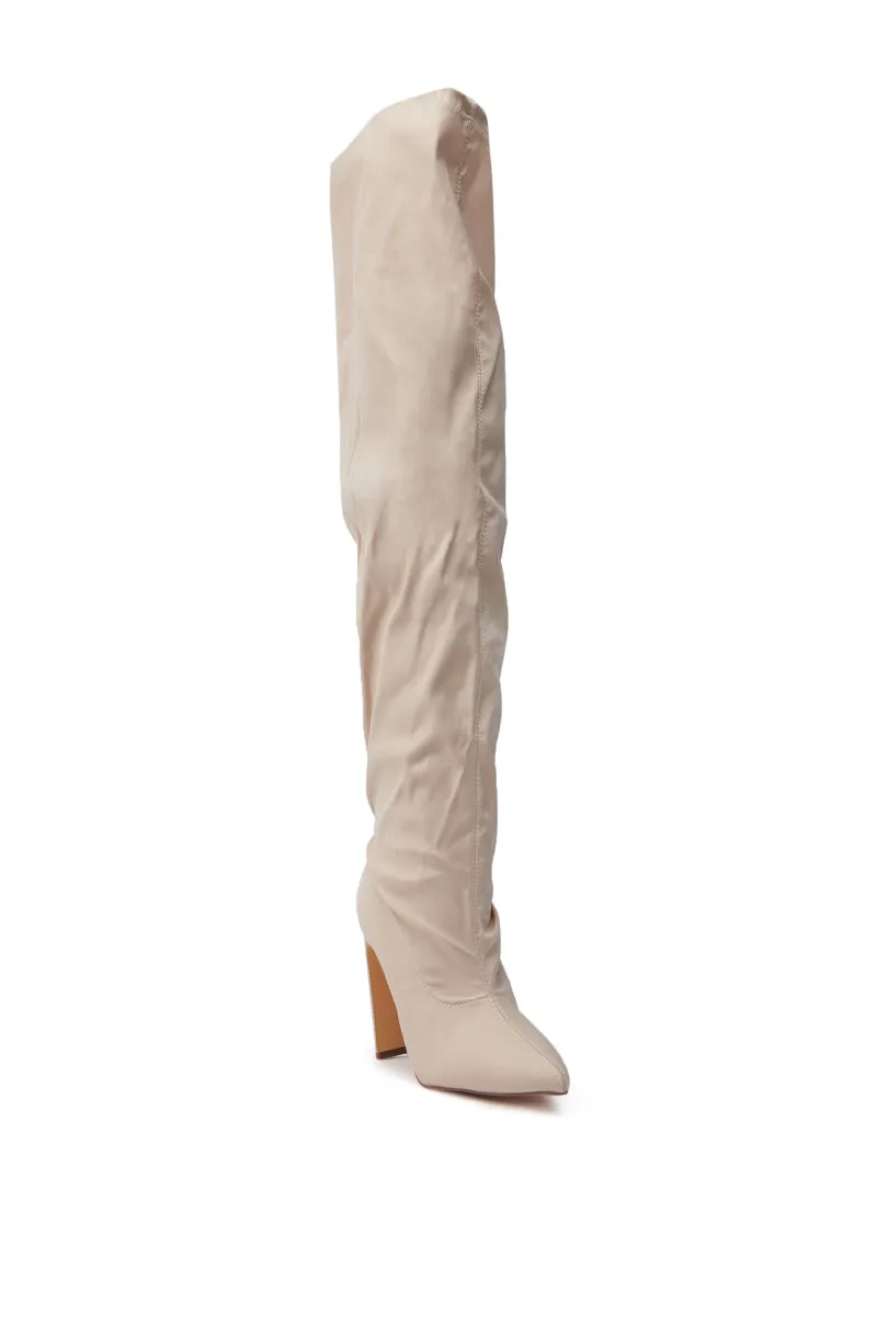 MONTAGE BEIGE STILETTO BOOT sold by AKIRA product image thumbnail 5