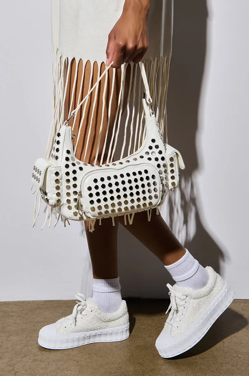 AZALEA WANG SOSI WHITE SNEAKER sold by AKIRA product image thumbnail 2