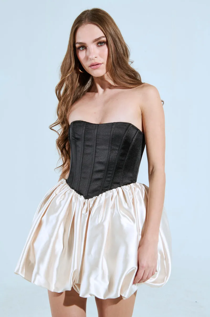 MADISON SATIN MINI DRESS sold by AKIRA product image thumbnail 3