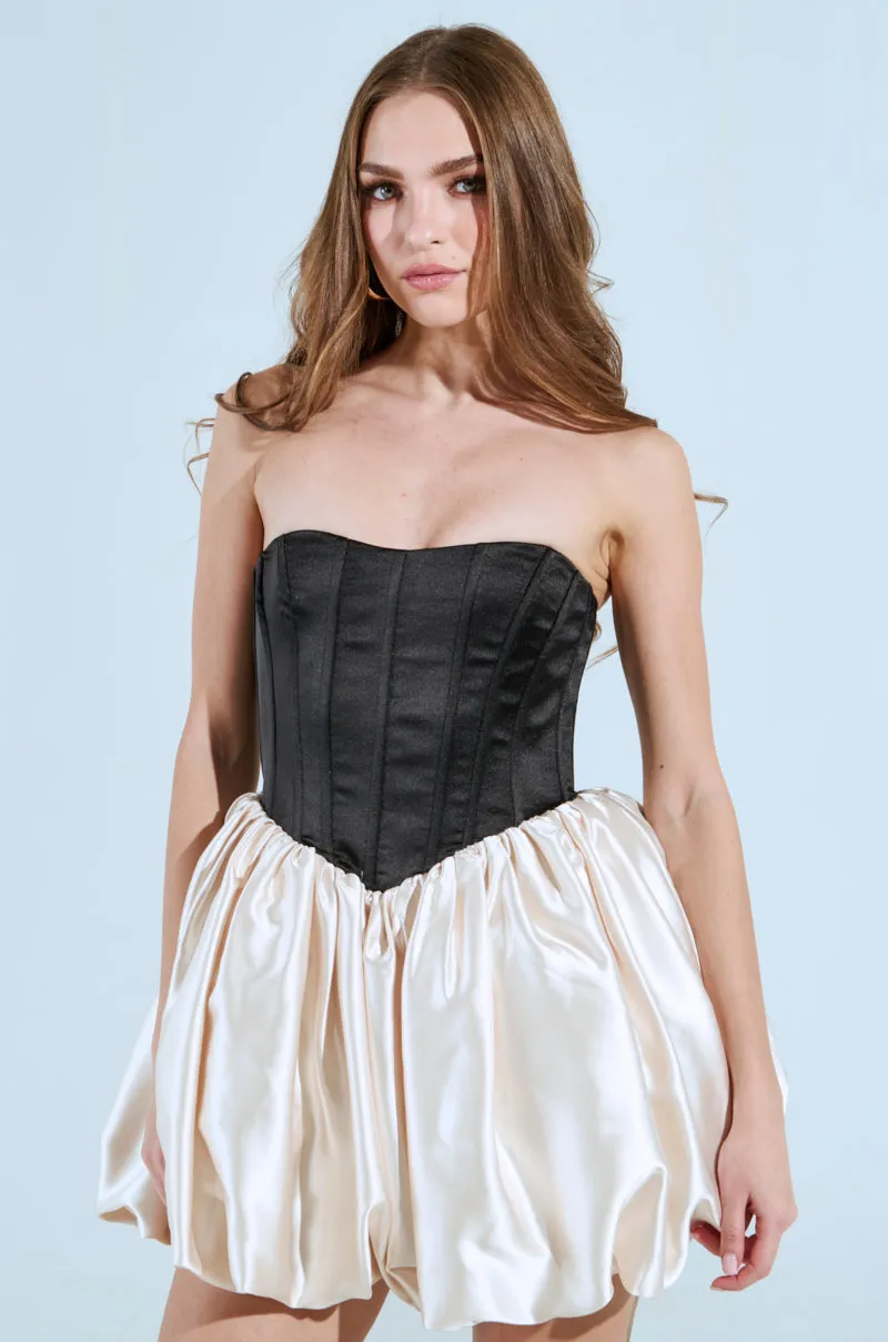 MADISON SATIN MINI DRESS sold by AKIRA product image thumbnail 2