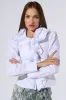 MEGHAN DRAMATIC RUFFLE BUTTON DOWN BLOUSE sold by AKIRA