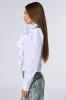 MEGHAN DRAMATIC RUFFLE BUTTON DOWN BLOUSE sold by AKIRA