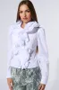 MEGHAN DRAMATIC RUFFLE BUTTON DOWN BLOUSE sold by AKIRA