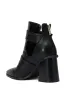 AZALEA WANG DEEGAN BLACK BUCKLE BOOTIE sold by AKIRA