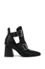 AZALEA WANG DEEGAN BLACK BUCKLE BOOTIE sold by AKIRA