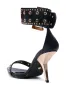 AZALEA WANG LOBELIA BLACK HARDWARE EMBELLISHED STILETTO SANDAL sold by AKIRA