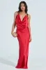 SEXY CAN I SATIN MAXI DRESS sold by AKIRA