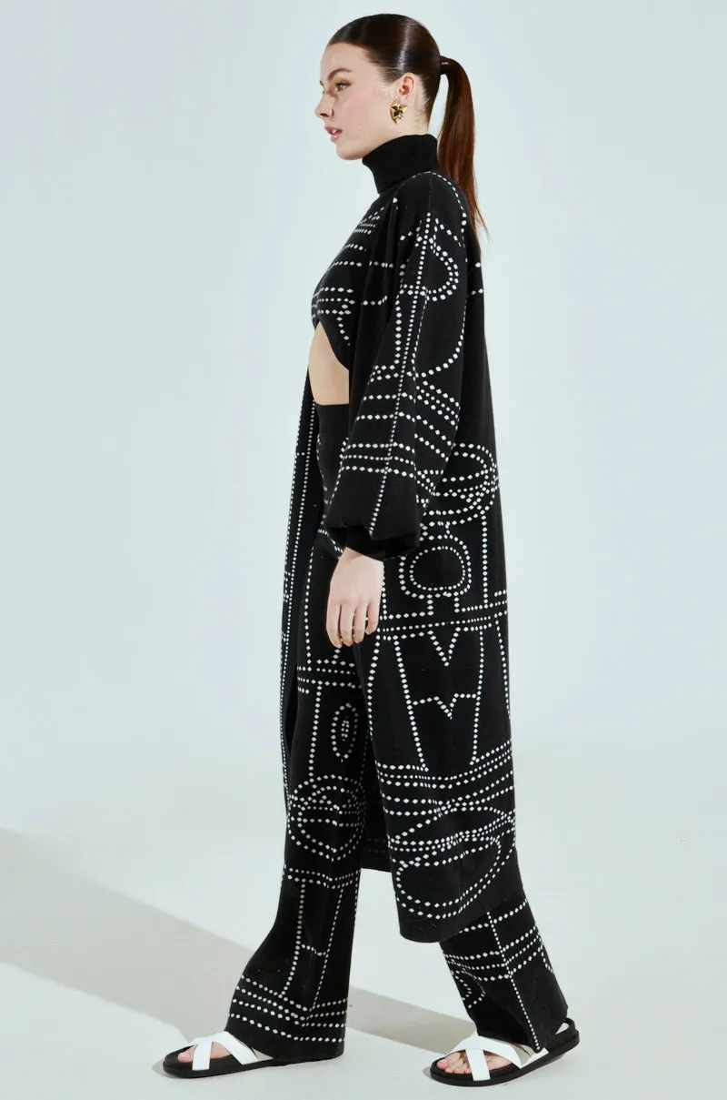 DOTTED OVERSIZED CARDIGAN sold by AKIRA product image thumbnail 5