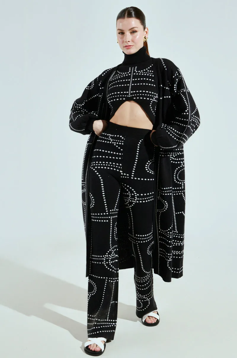 DOTTED OVERSIZED CARDIGAN sold by AKIRA product image thumbnail 4