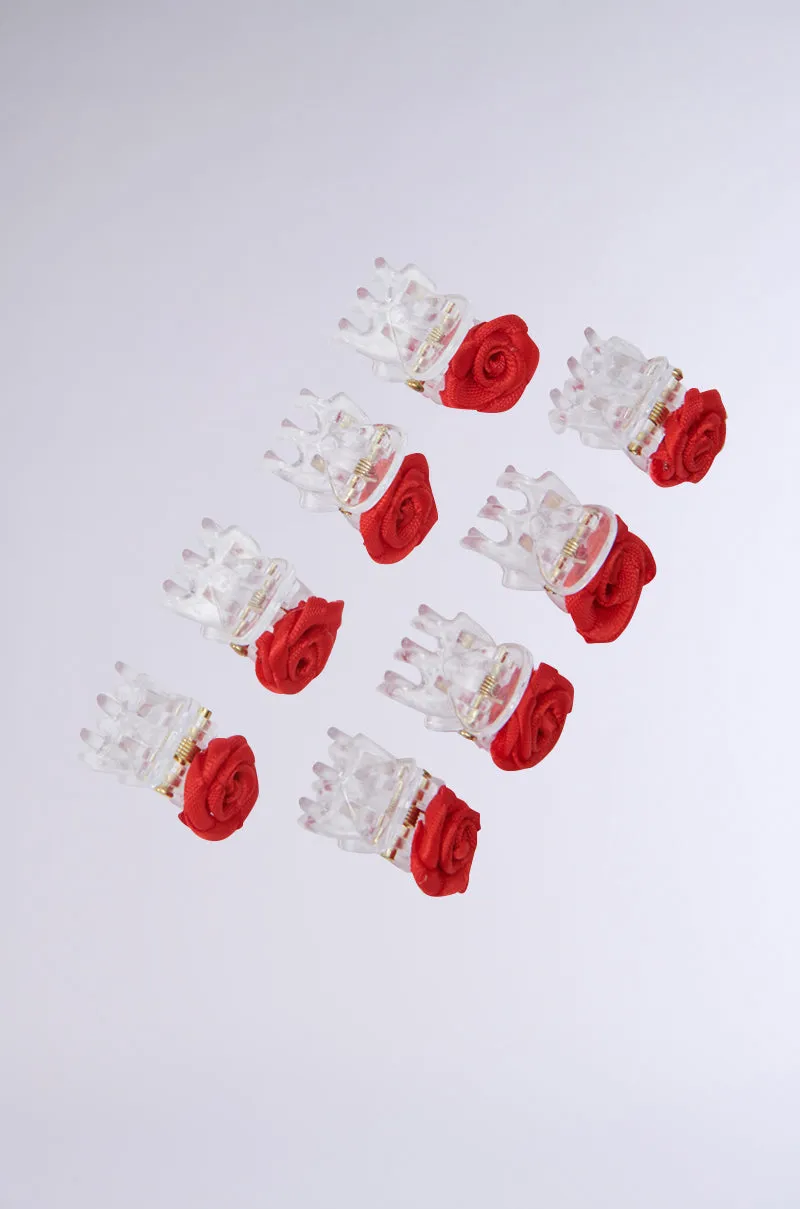 ROSES ARE RED HAIR CLIP PACK sold by AKIRA product image thumbnail 4