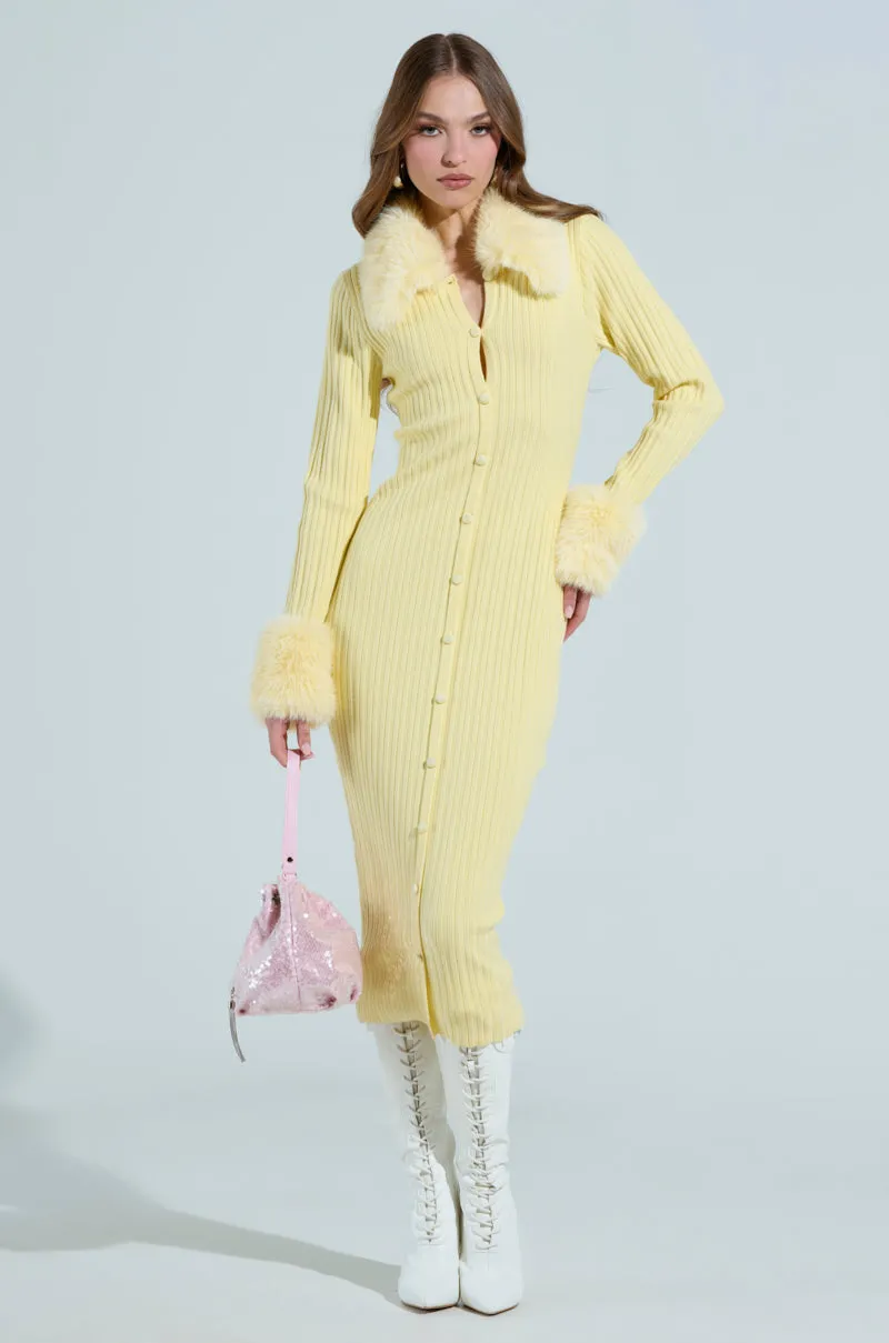 READY FOR SPRING KNIT MIDI DRESS sold by AKIRA product image thumbnail 3