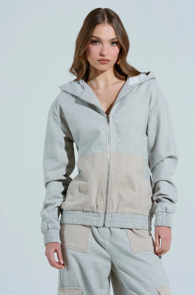 TO LOVE AGAIN ZIP UP SWEATSHIRT sold by AKIRA product image thumbnail 5
