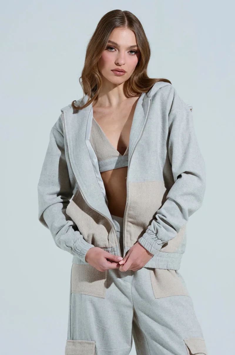 TO LOVE AGAIN ZIP UP SWEATSHIRT sold by AKIRA product image thumbnail 4